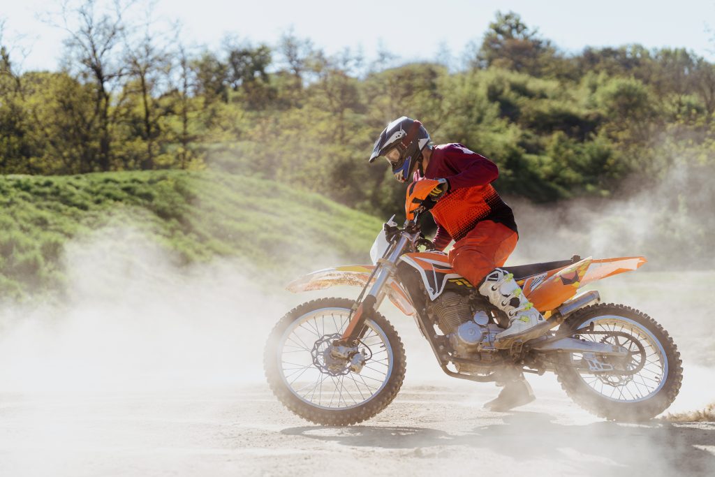 Adrenaline, Motocross rider in action.