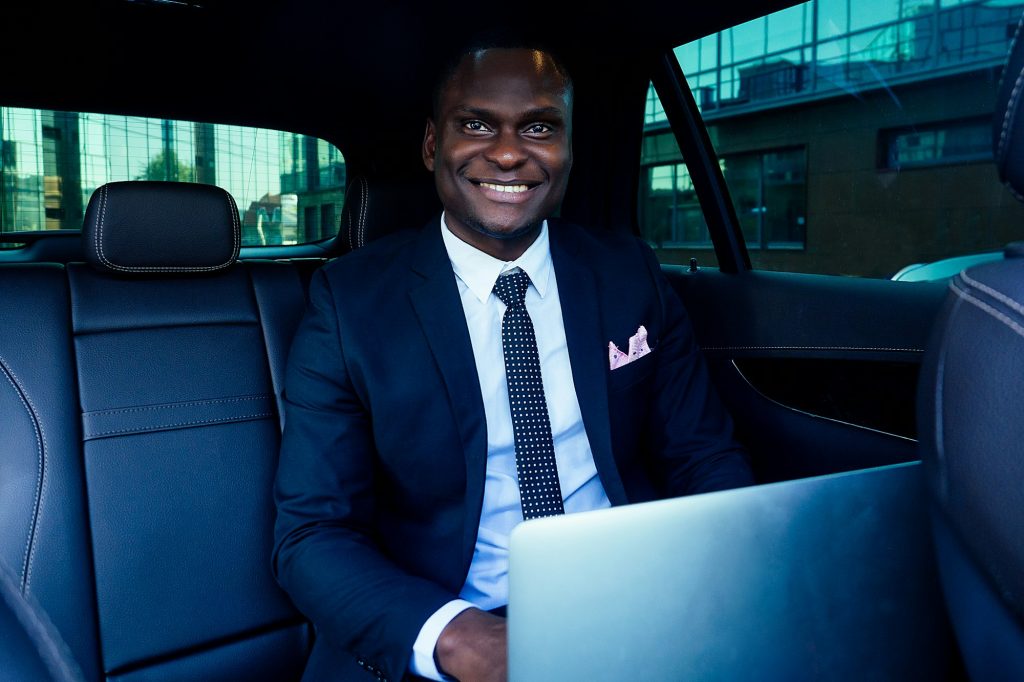 Handsome, successful rich african american business men entrepreneur